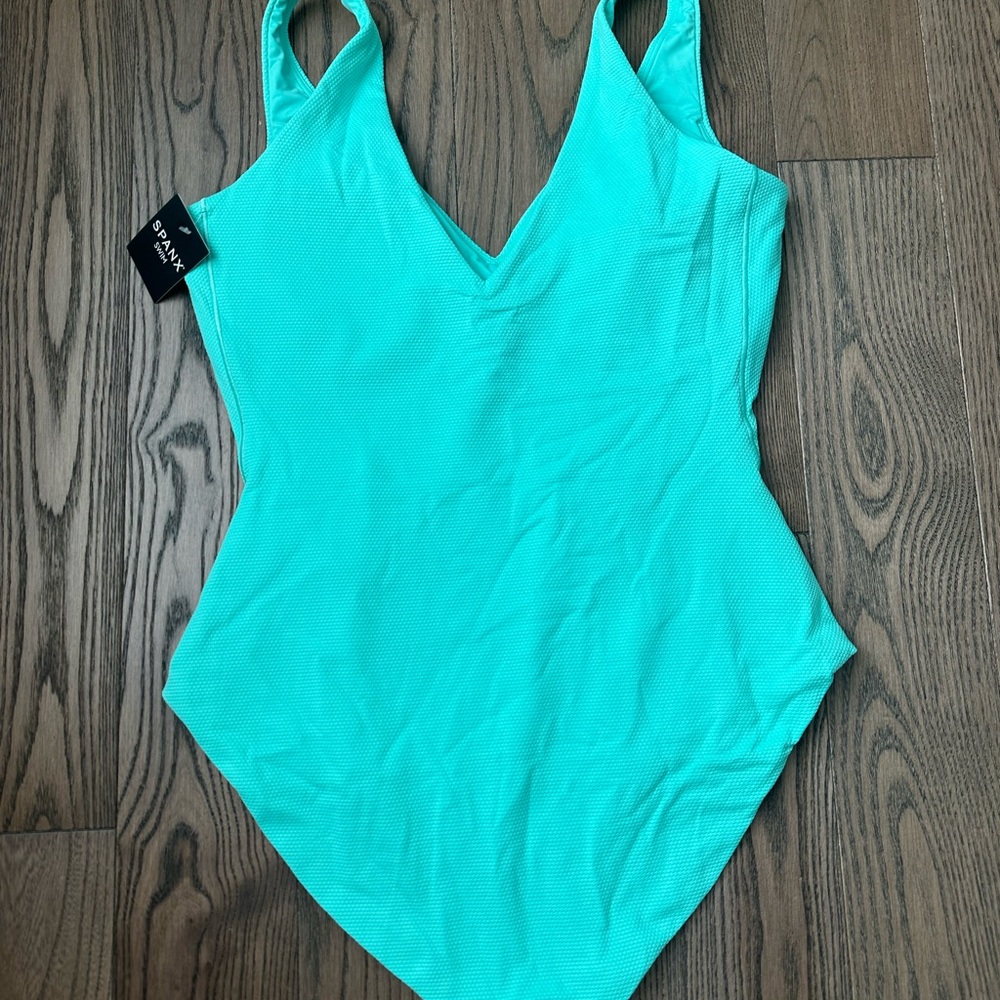 SPANX Women's One Piece Swimsuit in Aqua